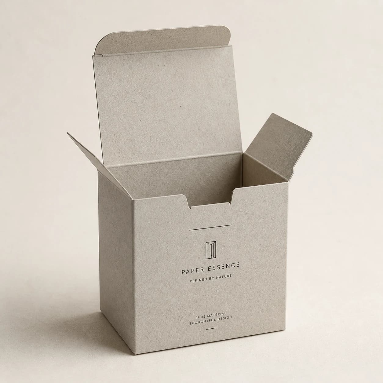 Recyclable paperboard box