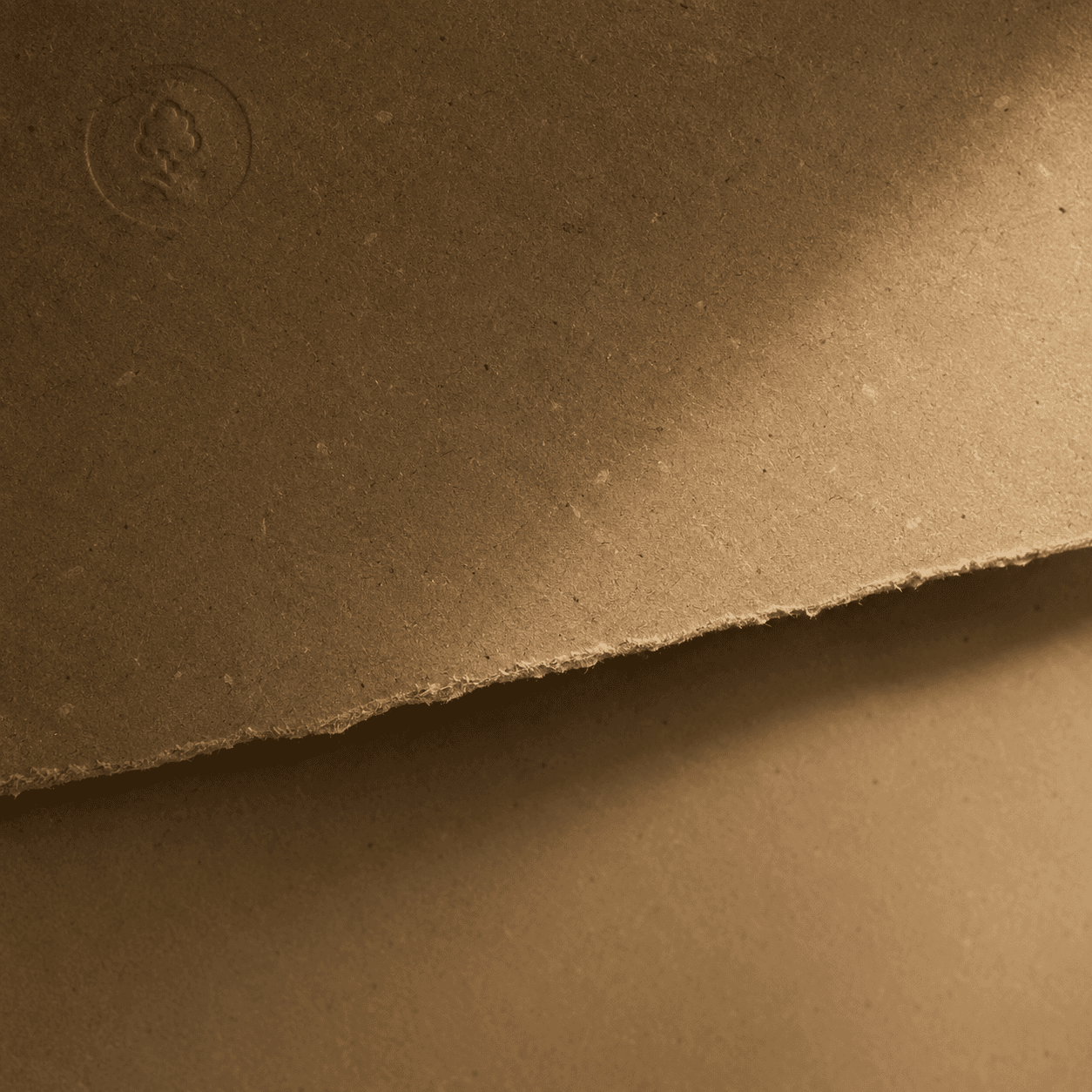 Recycled kraft paper fibre macro
