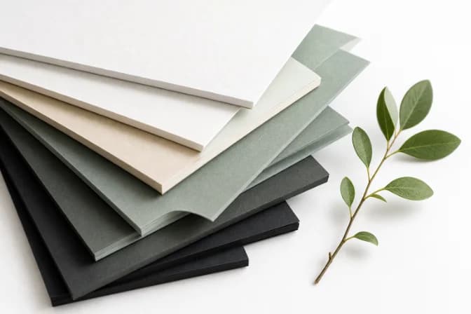 Raw paperboard stack at the upstream mill